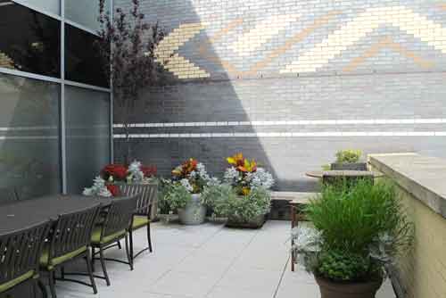 Contemporary New York Terrace Autumn